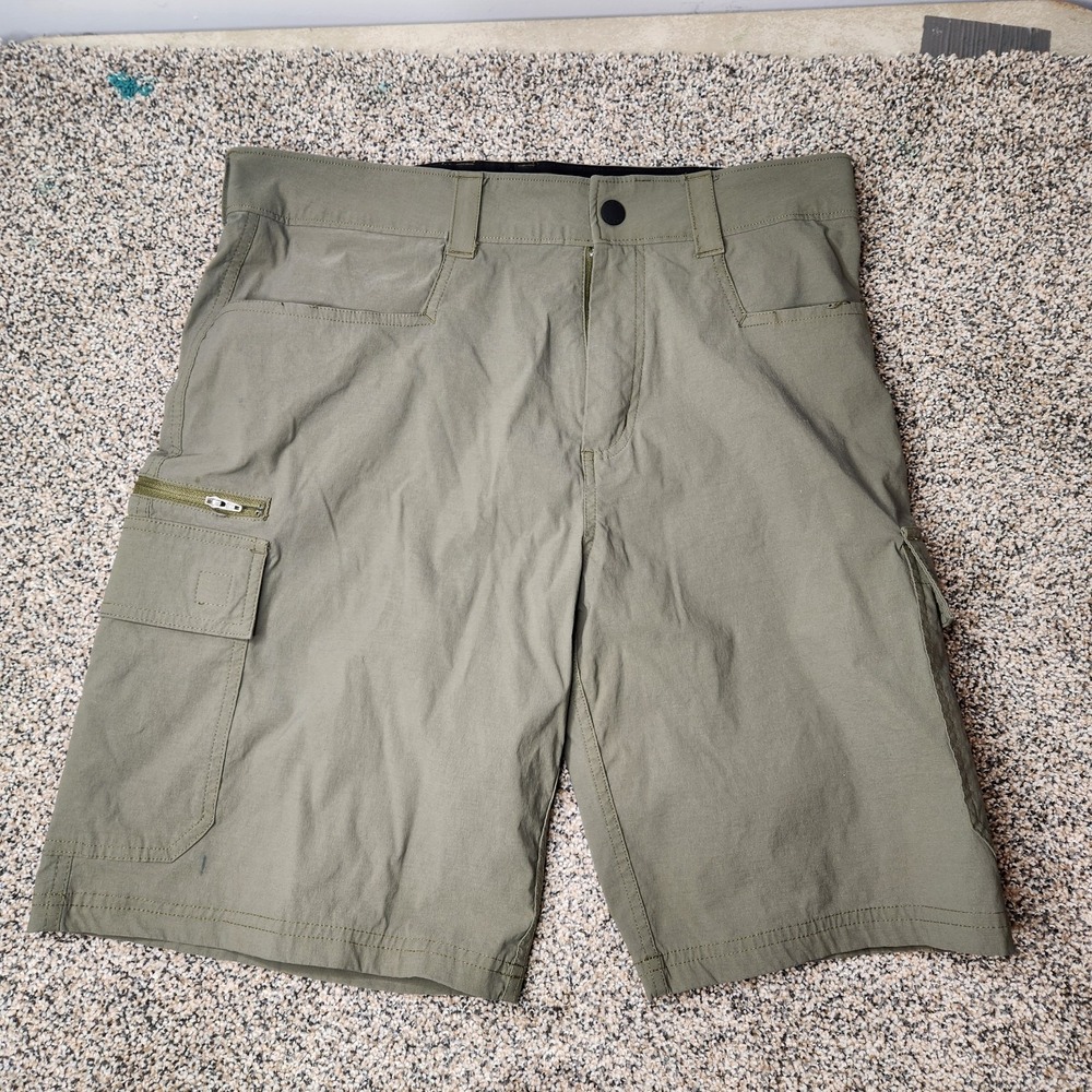 Orvis Mens Size 32 Olive‎ Green Outdoor Cargo Shorts Hiking Casual